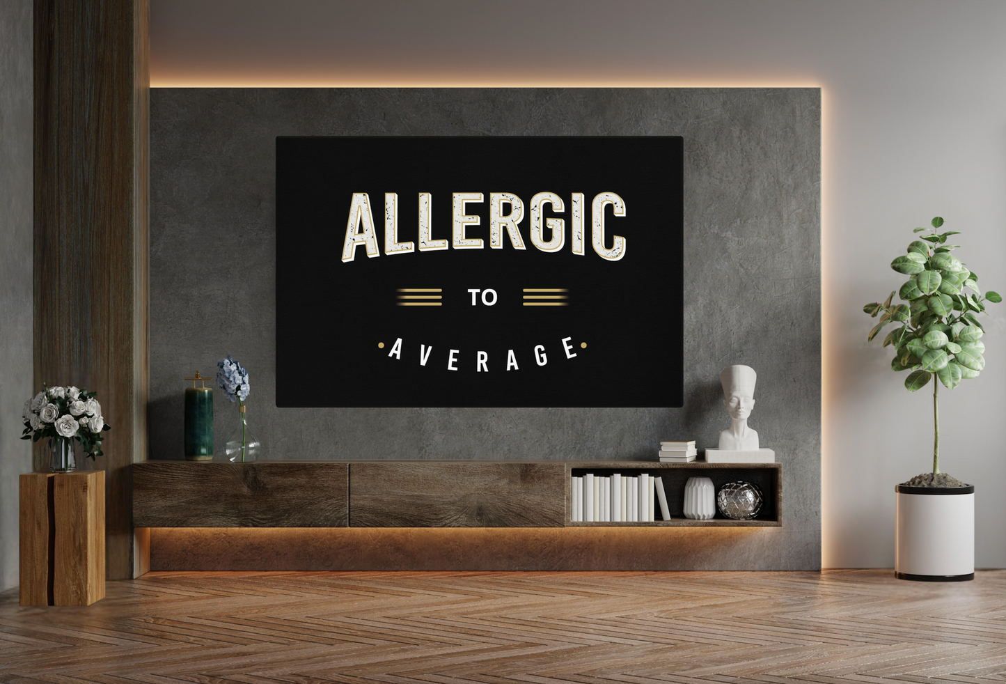 ALLERGIC TO AVERAGE